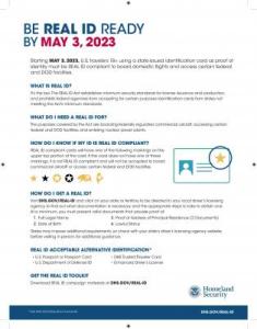 2023-MAY-3 REAL ID Compliant Fact Sheet PDF Screenshot
